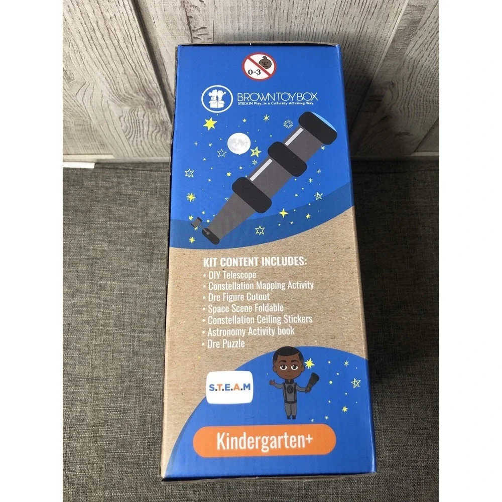 Brown Toy Box Dre Astronomy Hands On Learning STEAM Kit Grade Kindergarten +